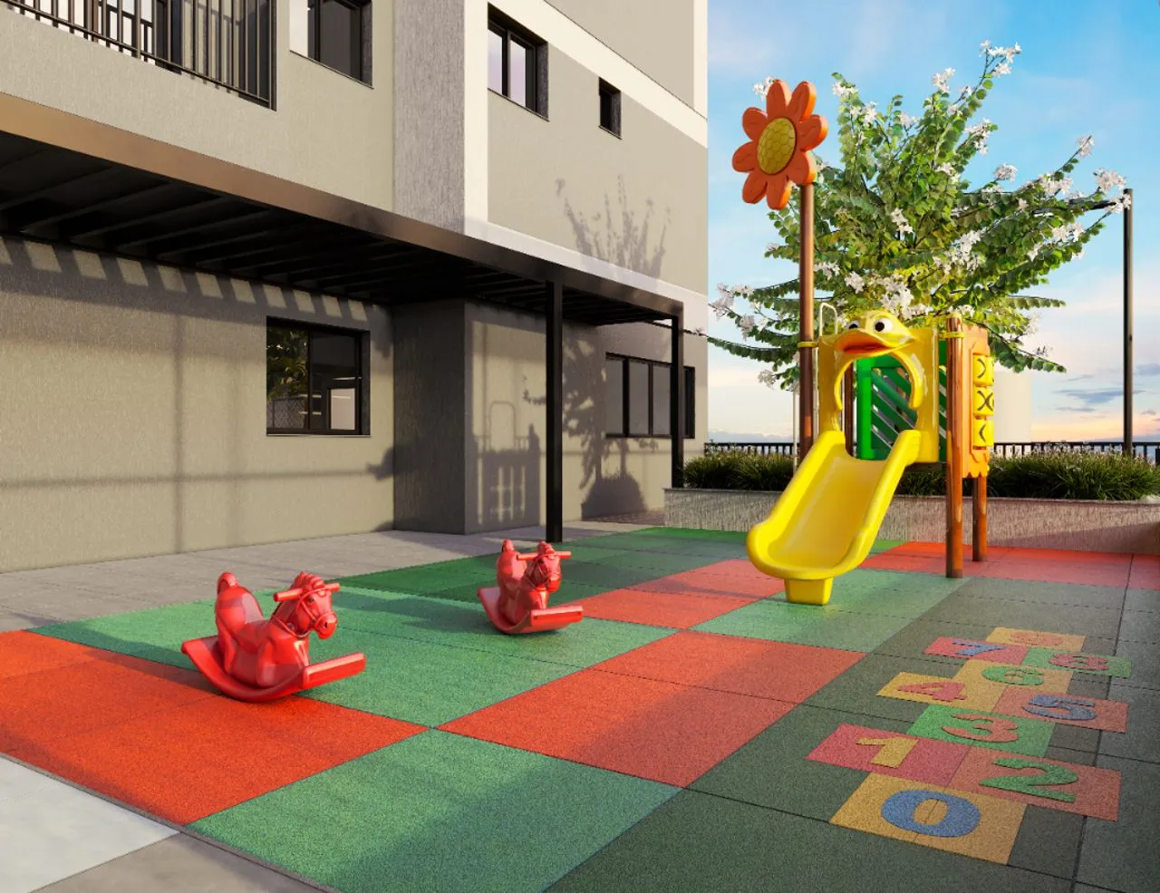 Playground infantil externo — área de lazer Auge Panamby